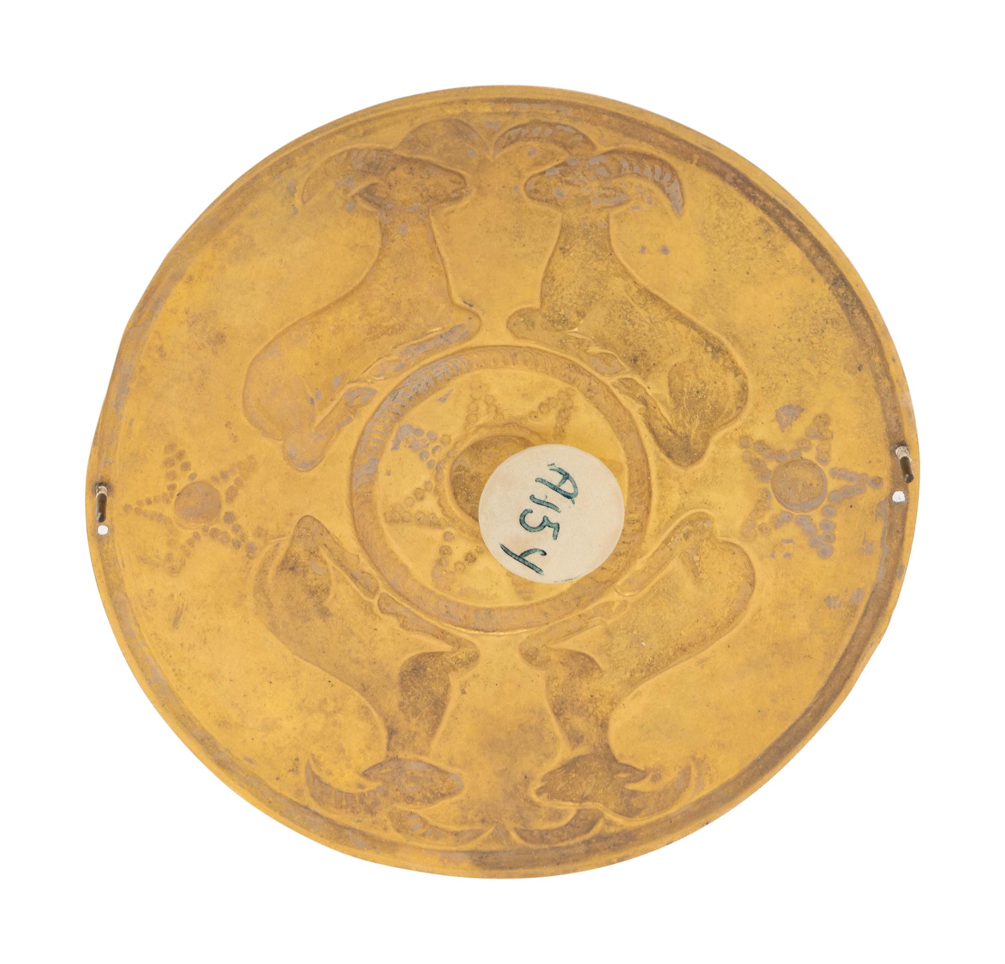A Near East Gold Disk with Four Recumbent Rams