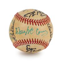 A Multi Signed Baseball Comprised of 16 Deceased Hall of Famers Including Ted Williams, (BAS Beckett Authentication Services Certified),