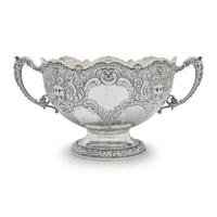 A Victorian Silver Rose Bowl