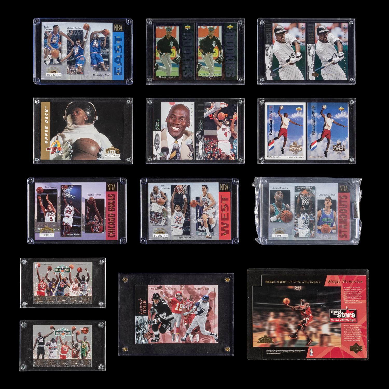 A Large Collection of Assorted Michael Jordan Basketball Cards