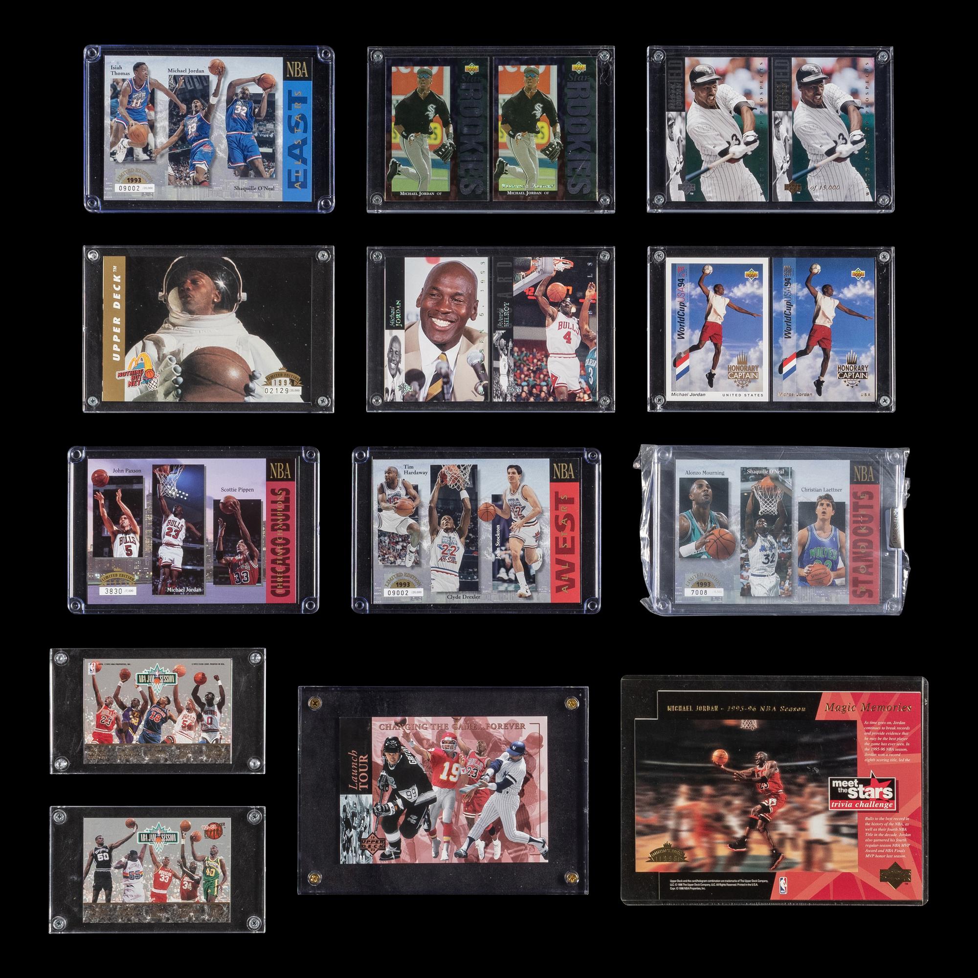 A Large Collection of Assorted Michael Jordan Basketball Cards