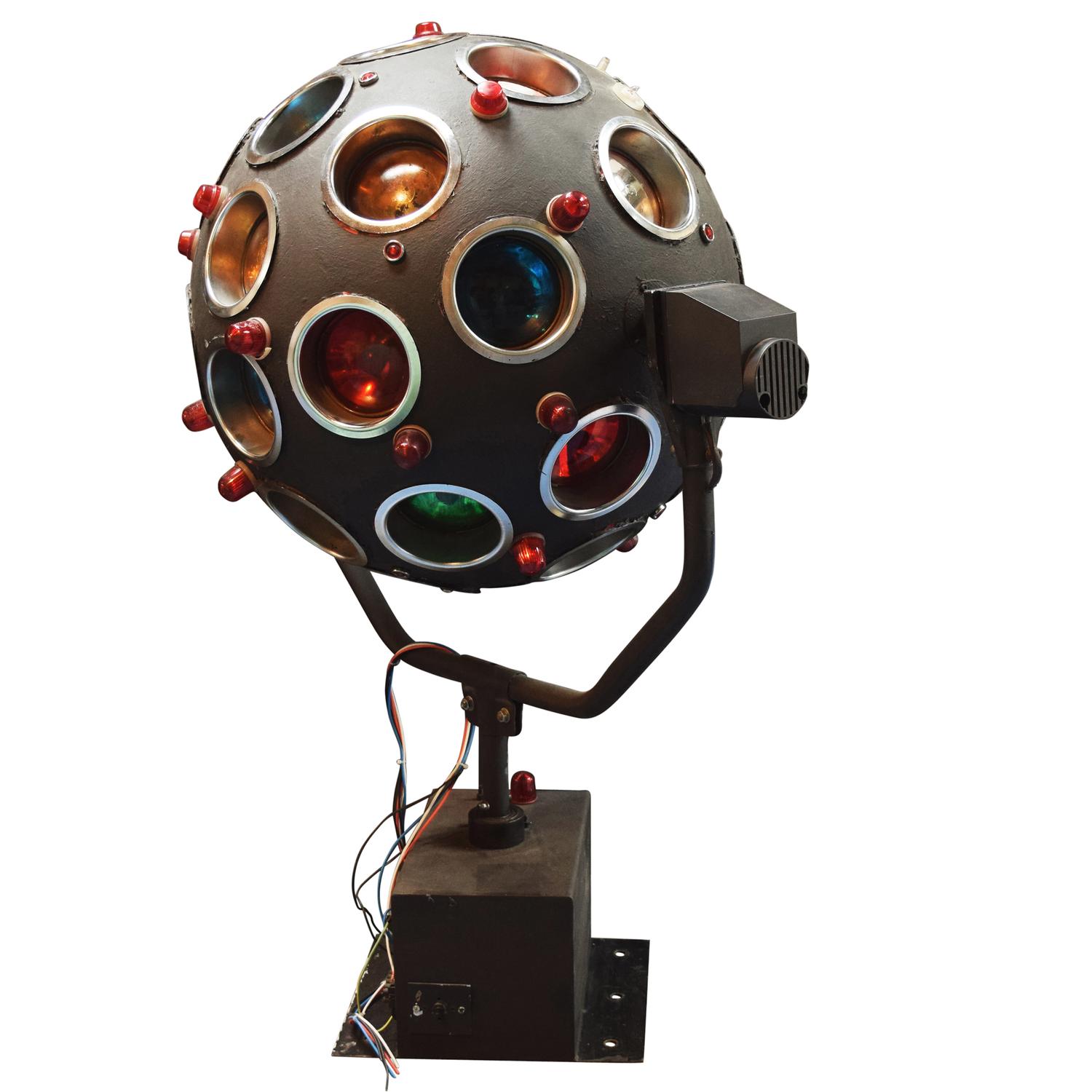 A Metal and Plastic "Disco" Ball 36" W x 24" D x 45" H — Italy, Late 20th Century