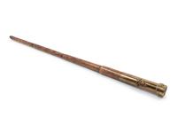 An English Brass Mounted Explorer's Walking Stick