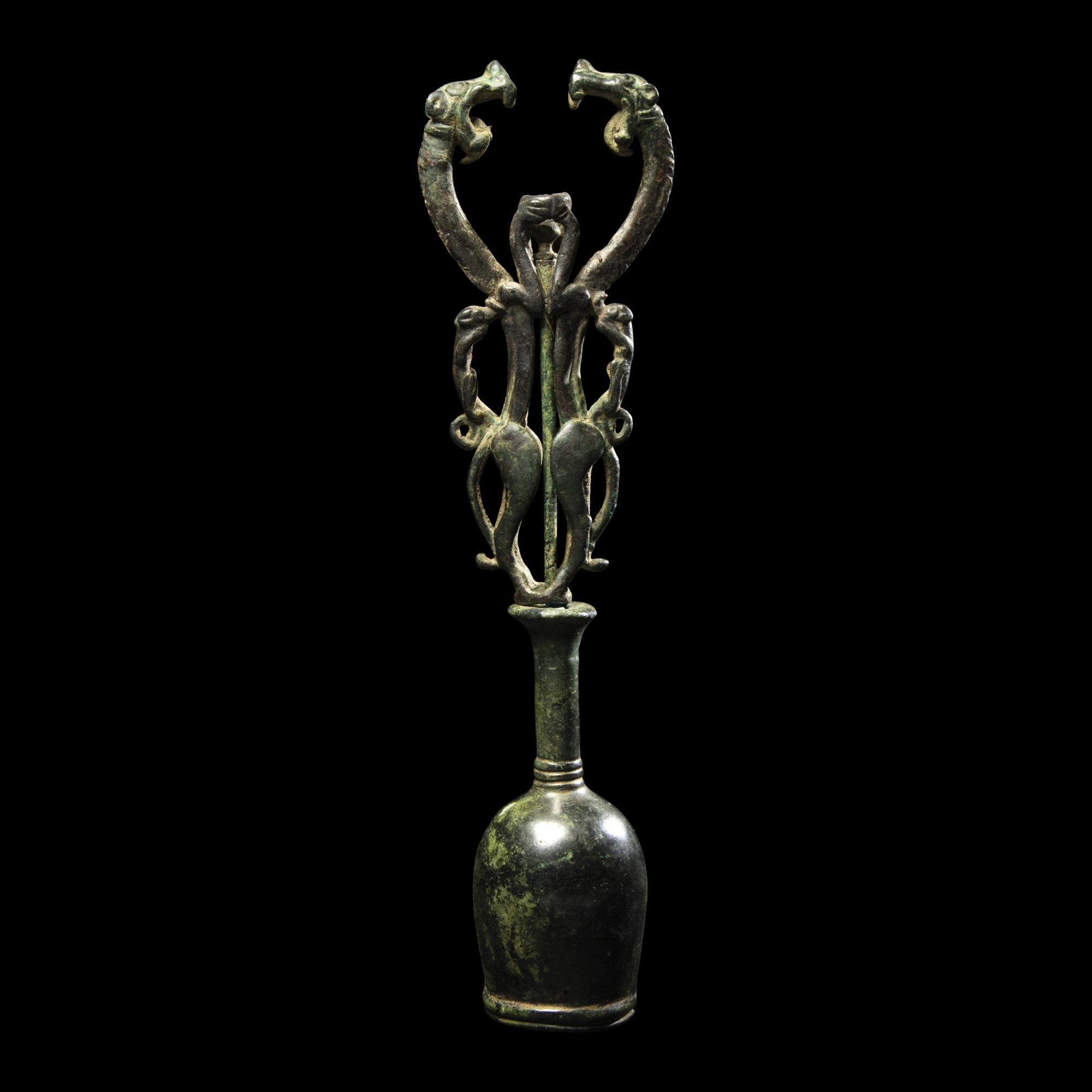 A Luristan Bronze Finial