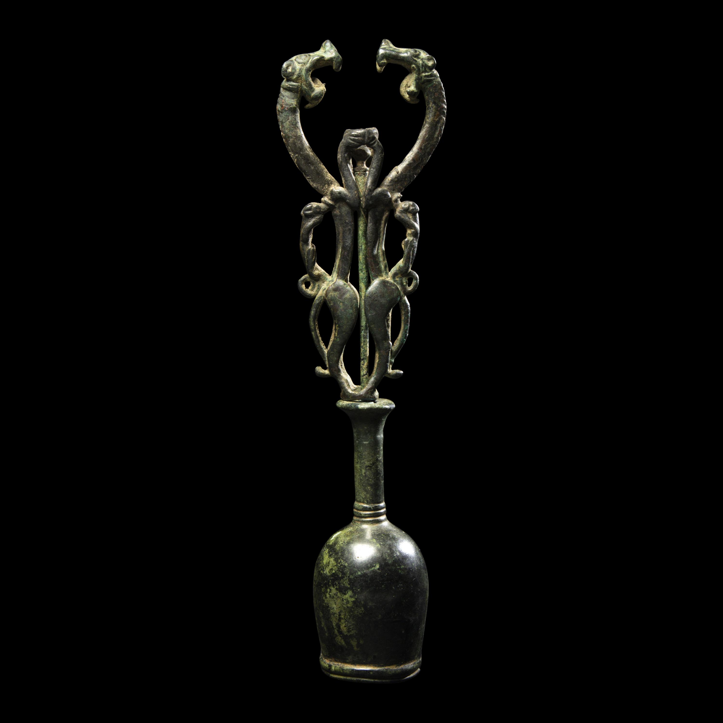 A Luristan Bronze Finial