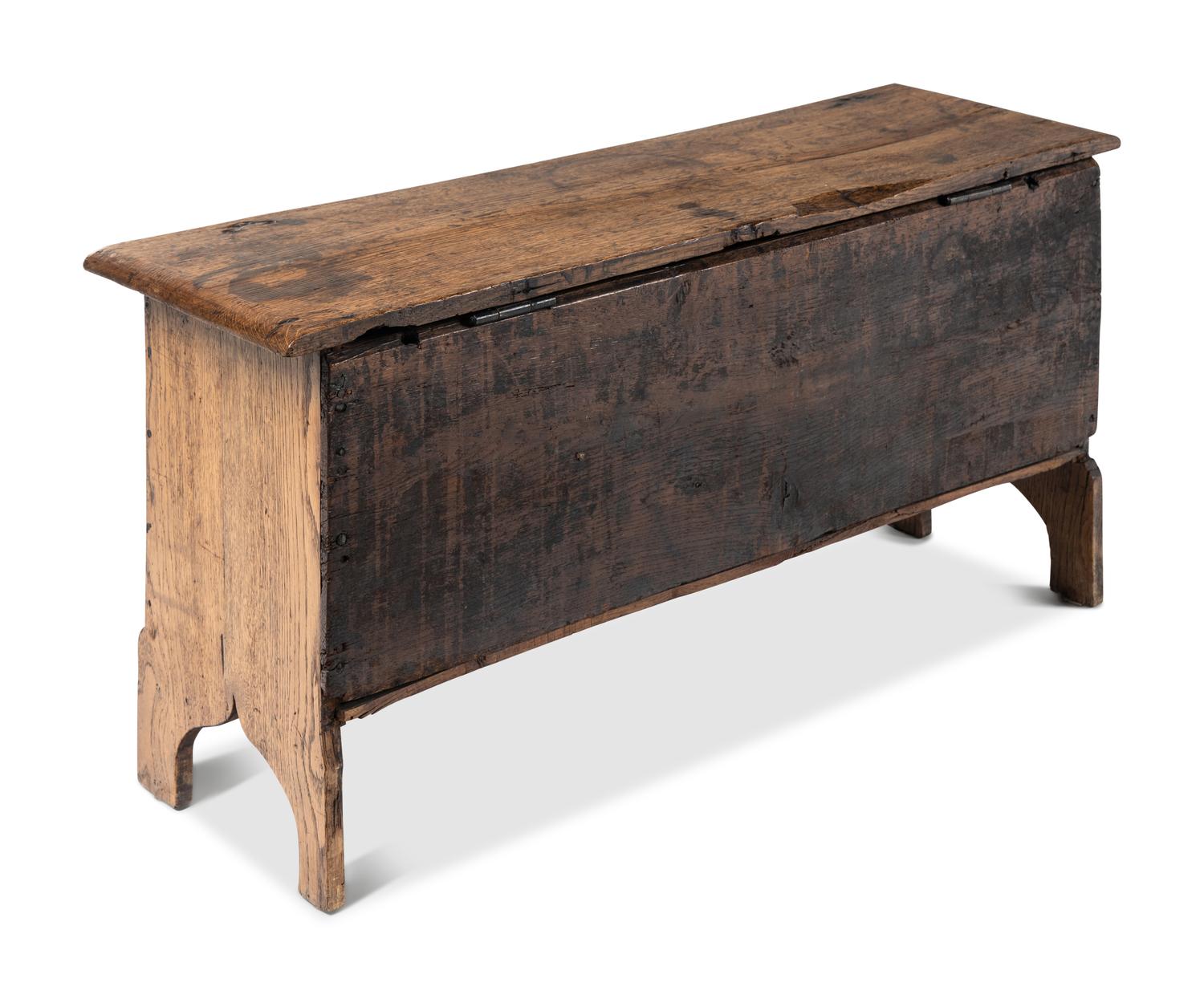 A William and Mary Oak Coffer