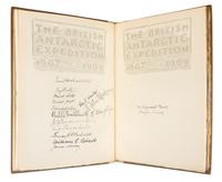 SHACKLETON, Ernest Henry, Sir. The Heart of the Antarctic.--The Antarctic Book. London, 1909. PRESENTATION COPY, LIMITED EDITION.