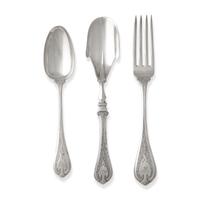 A Partial Sterling Silver Flatware Service in the "Florentine" Pattern