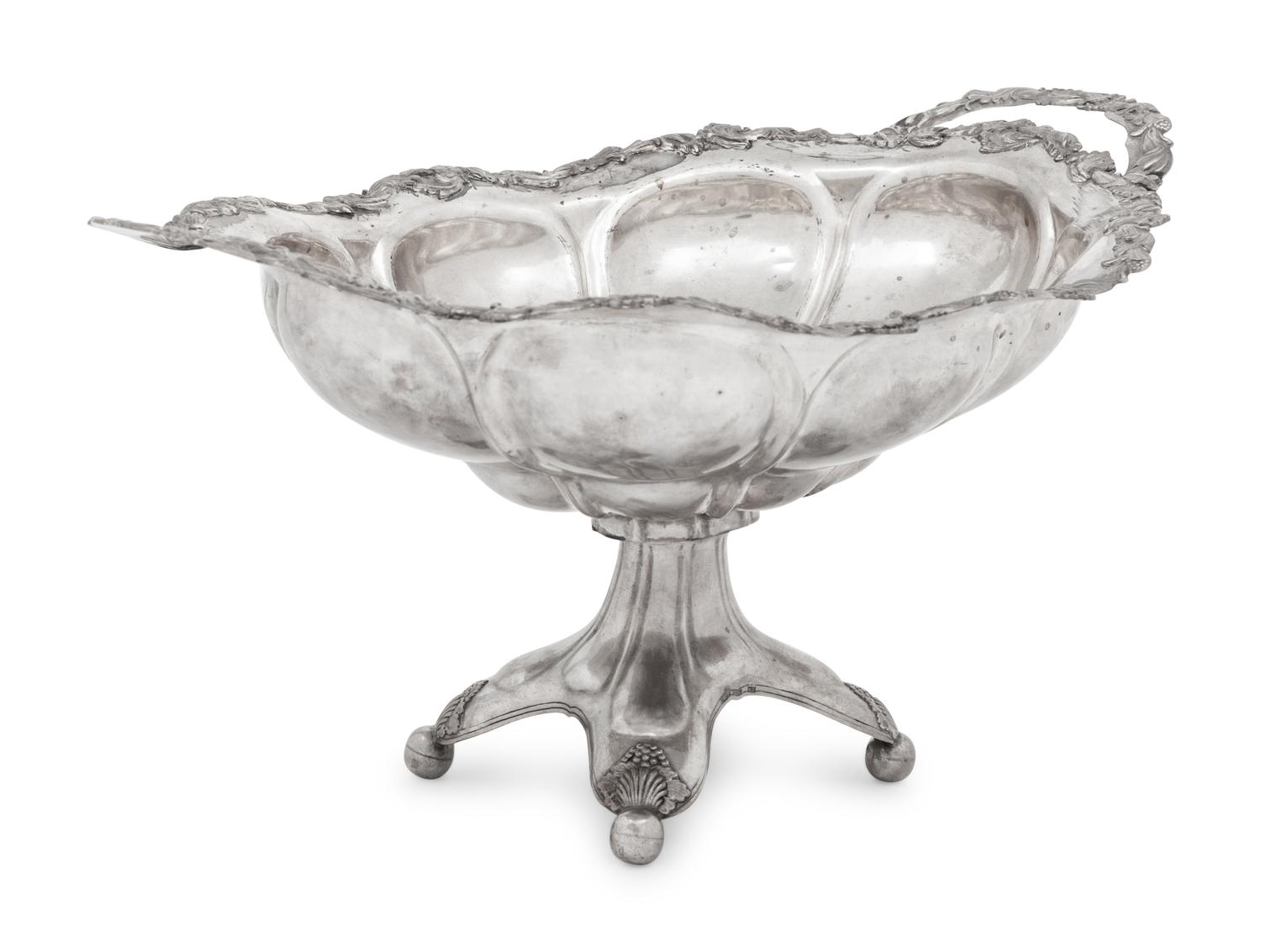 A Swedish Silver Centerpiece
