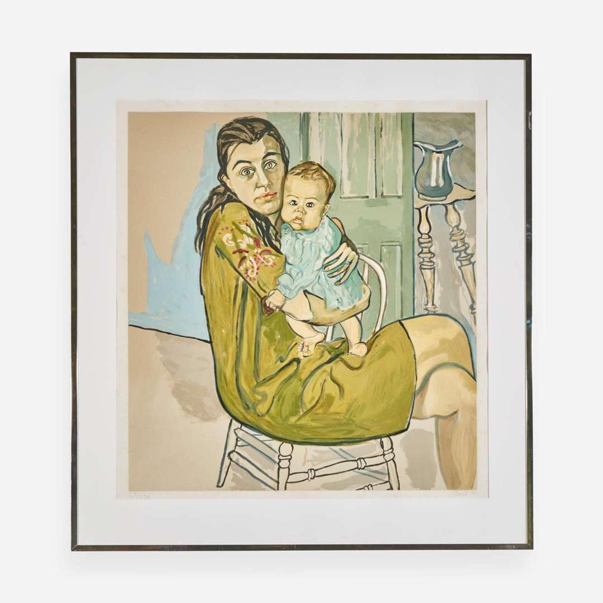 Alice Neel (American, 1900-1984) Mother and Child (Nancy and Olivia)