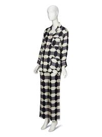 GUCCI, PRINTED SILK TWILL PAJAMA ENSEMBLE