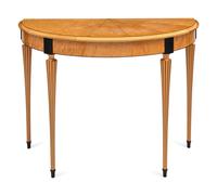 Demilune Table and Mirror, 1992