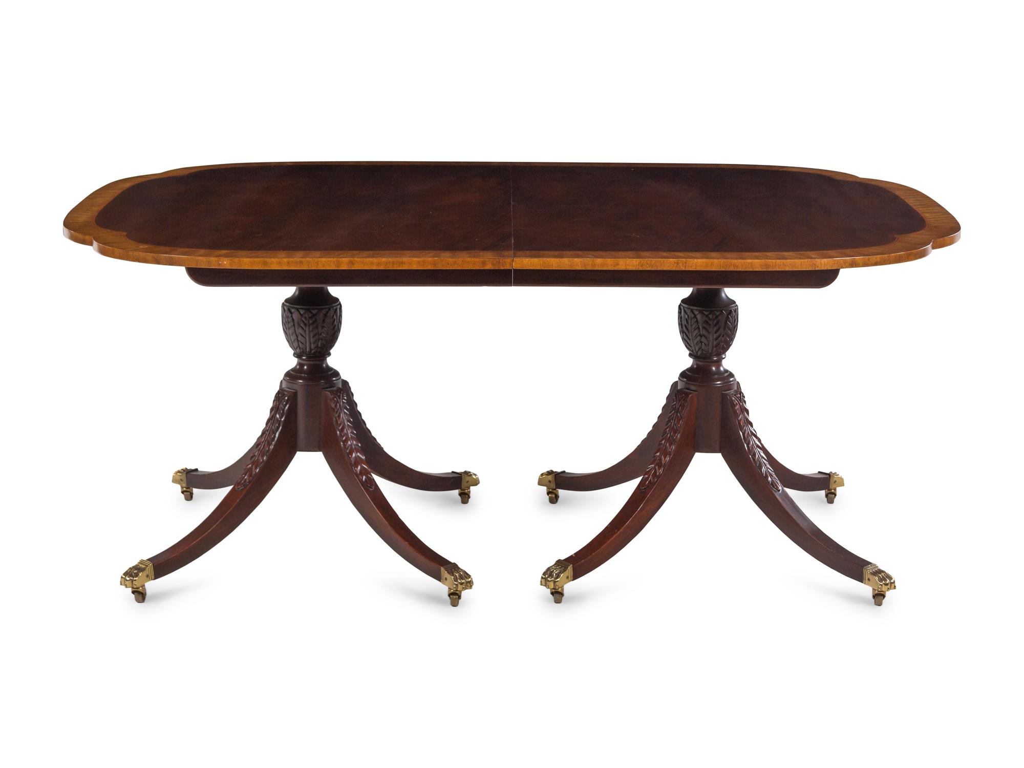 A George III Style Mahogany Dining Table