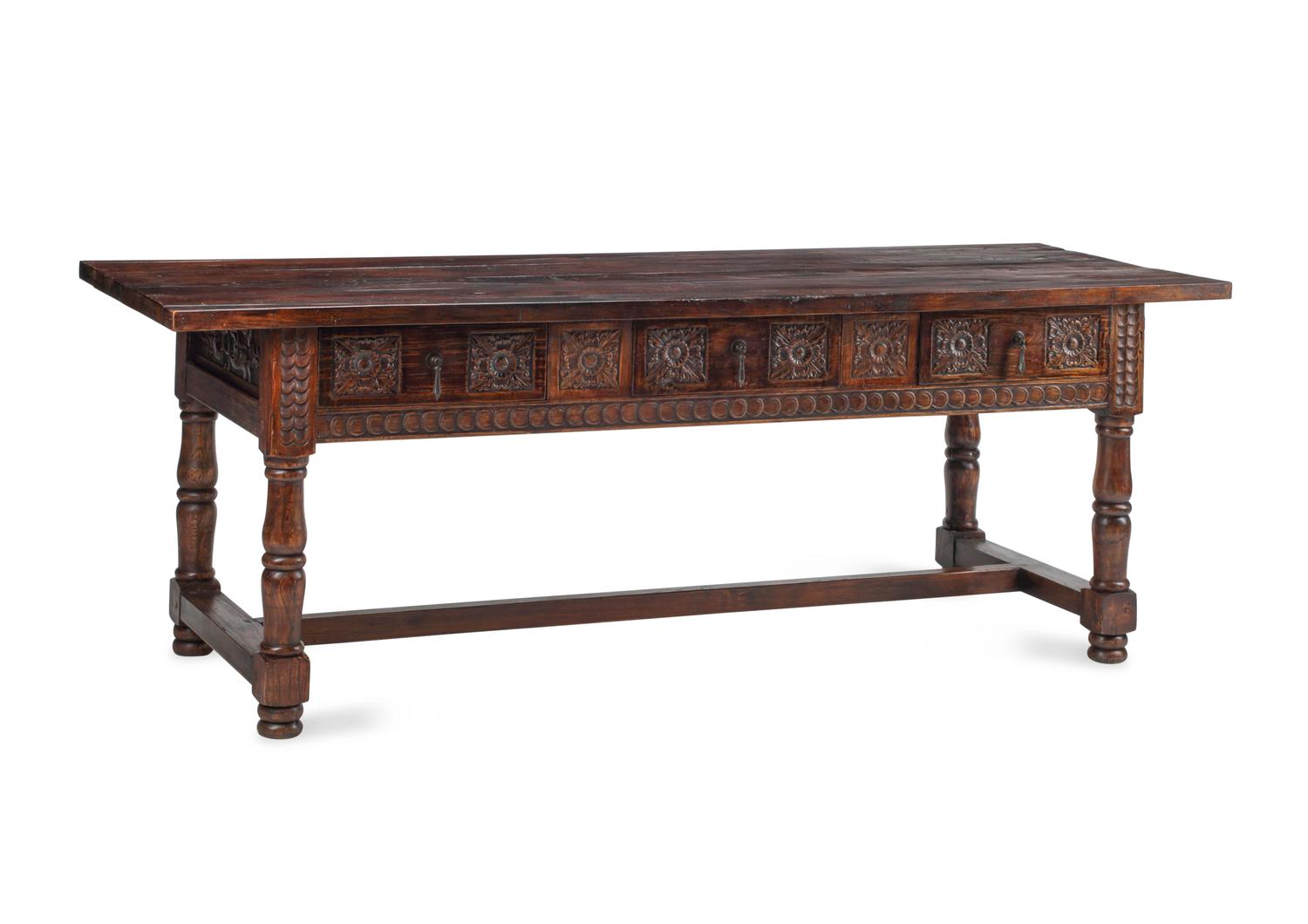 A Spanish Renaissance Style Oak Table