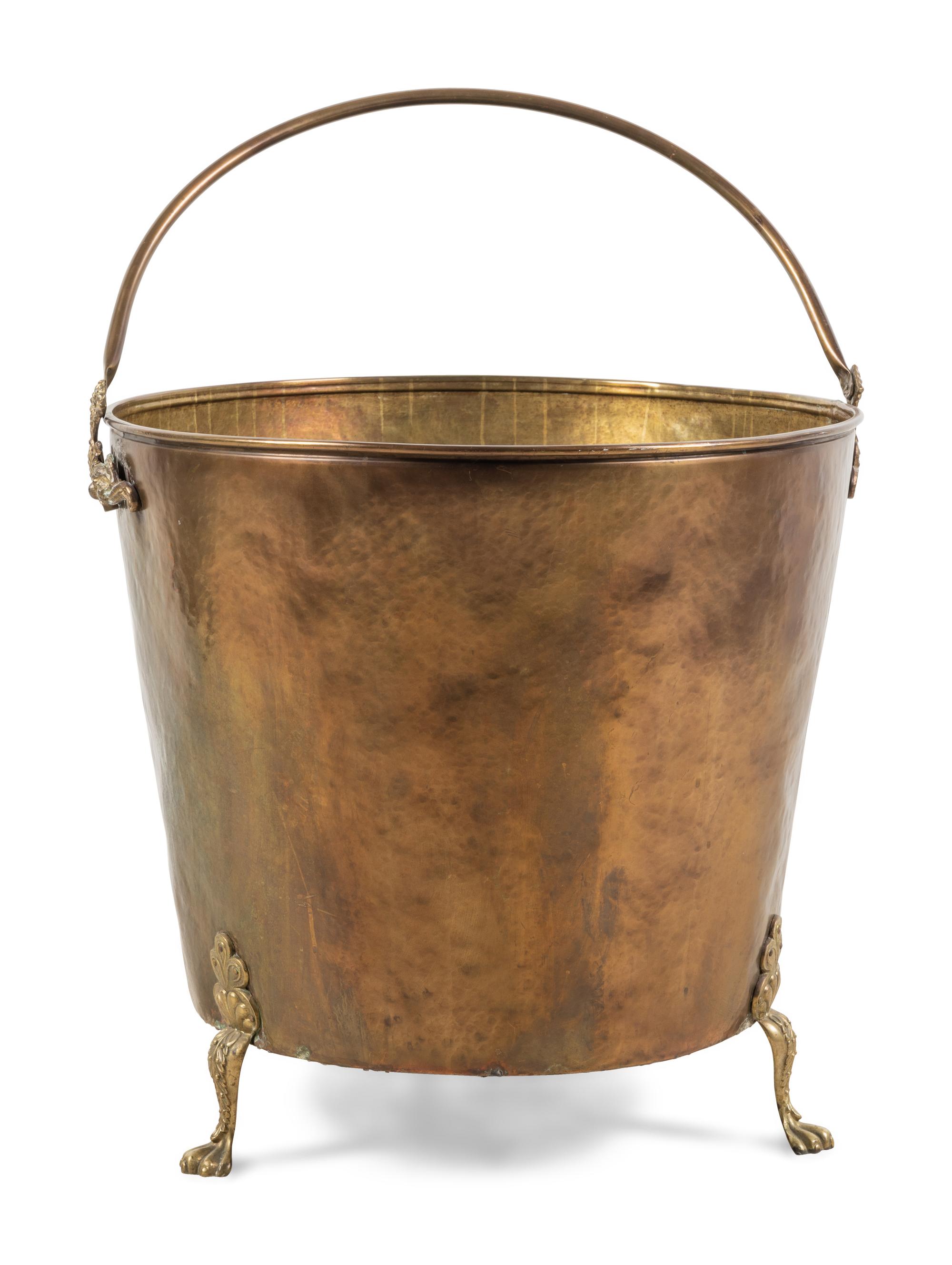 An English Copper Coal Scuttle