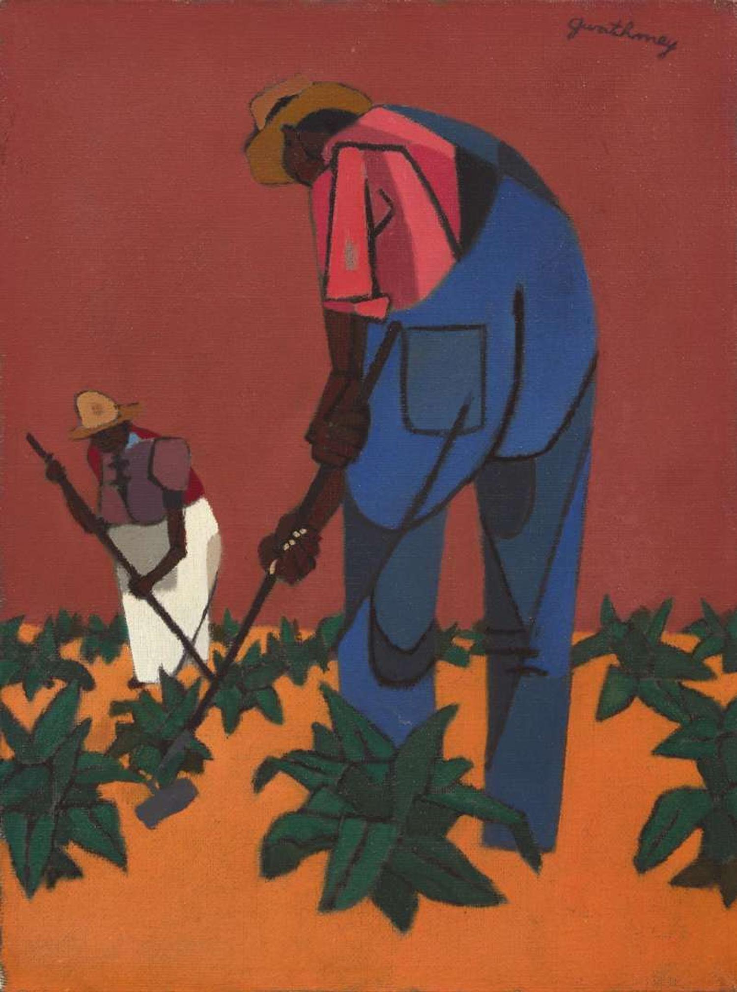 Robert Gwathmey (American, 1903-1988) - Two Field Workers
