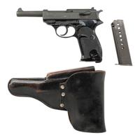 *Walther P1 Pistol with Holster and Spare Magazine