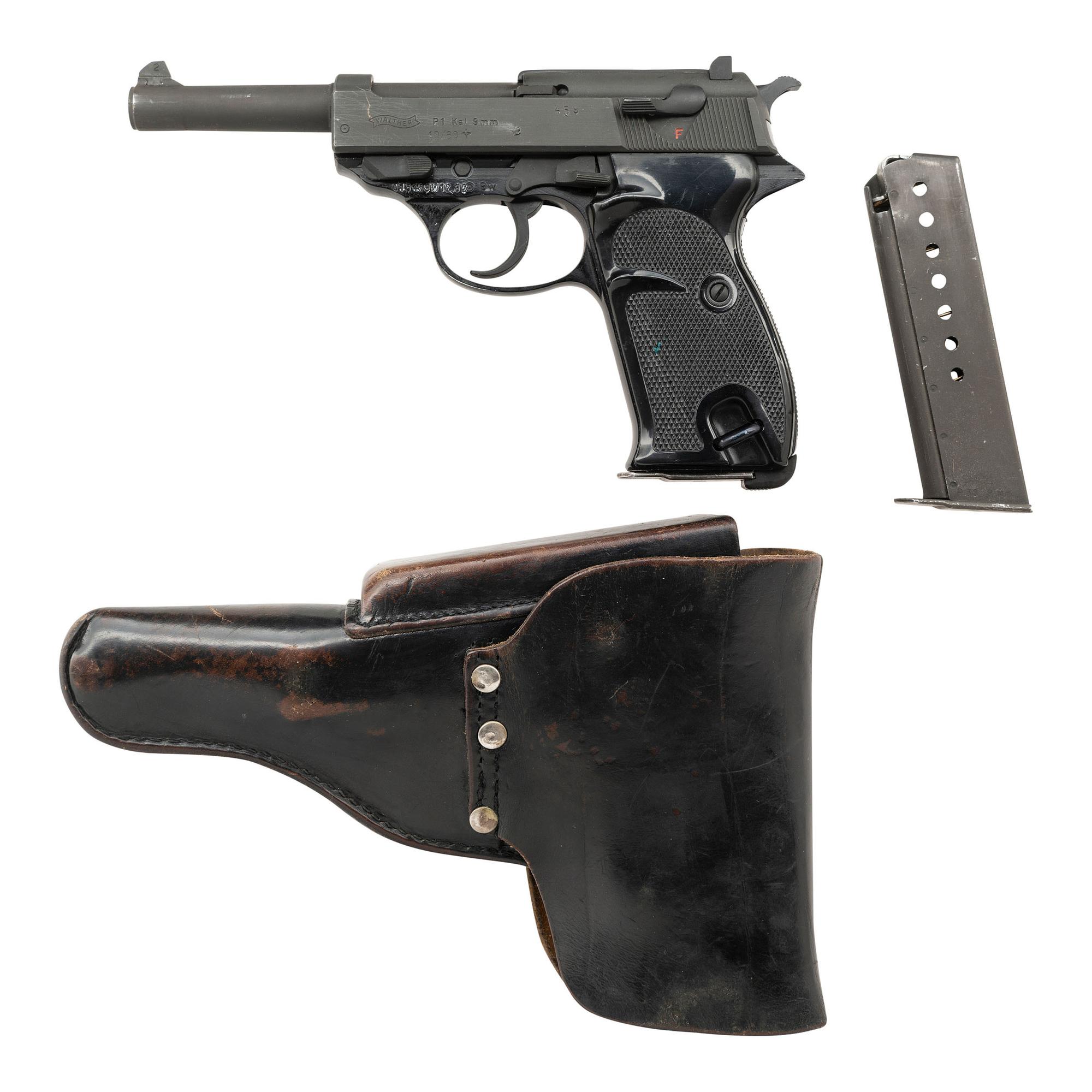 *Walther P1 Pistol with Holster and Spare Magazine