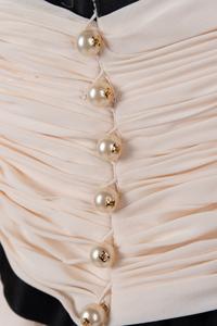 Chanel Ruched Strapless Dress, 1980s