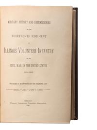 [CIVIL WAR - ILLINOIS]. A group of Illinois regimental histories, comprising: