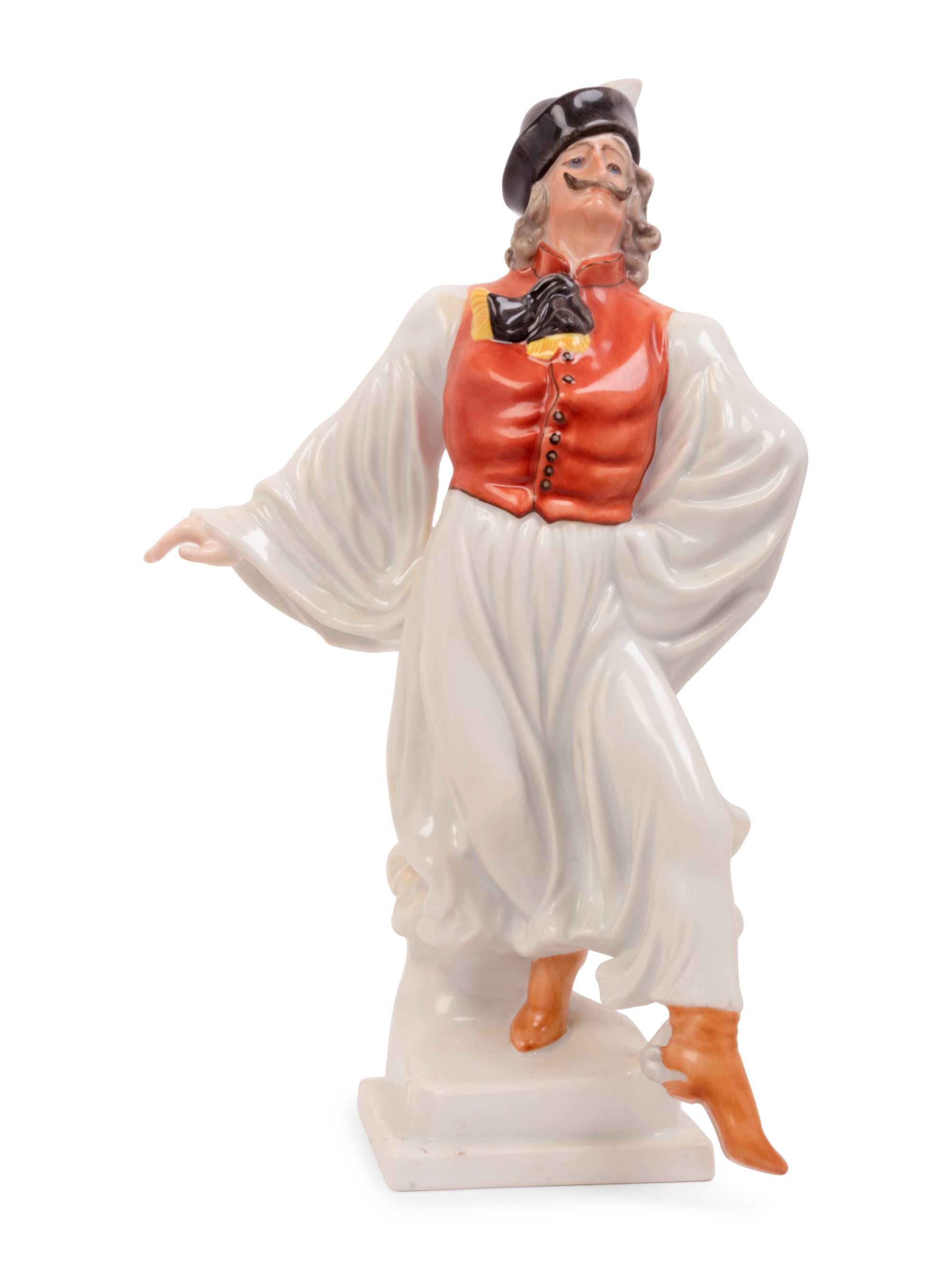 A Group of Eight Staffordshire Pottery Figures