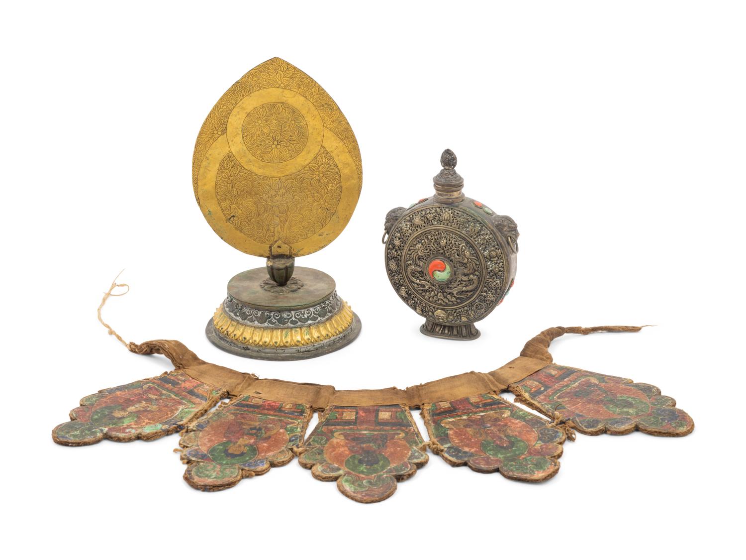 A Tibetan Bronze Figure of Seated Buddha Akshobhya