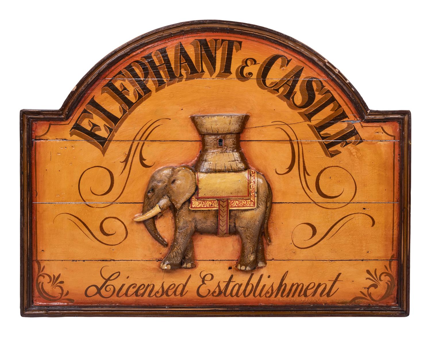 A Modern English Style Pub Sign