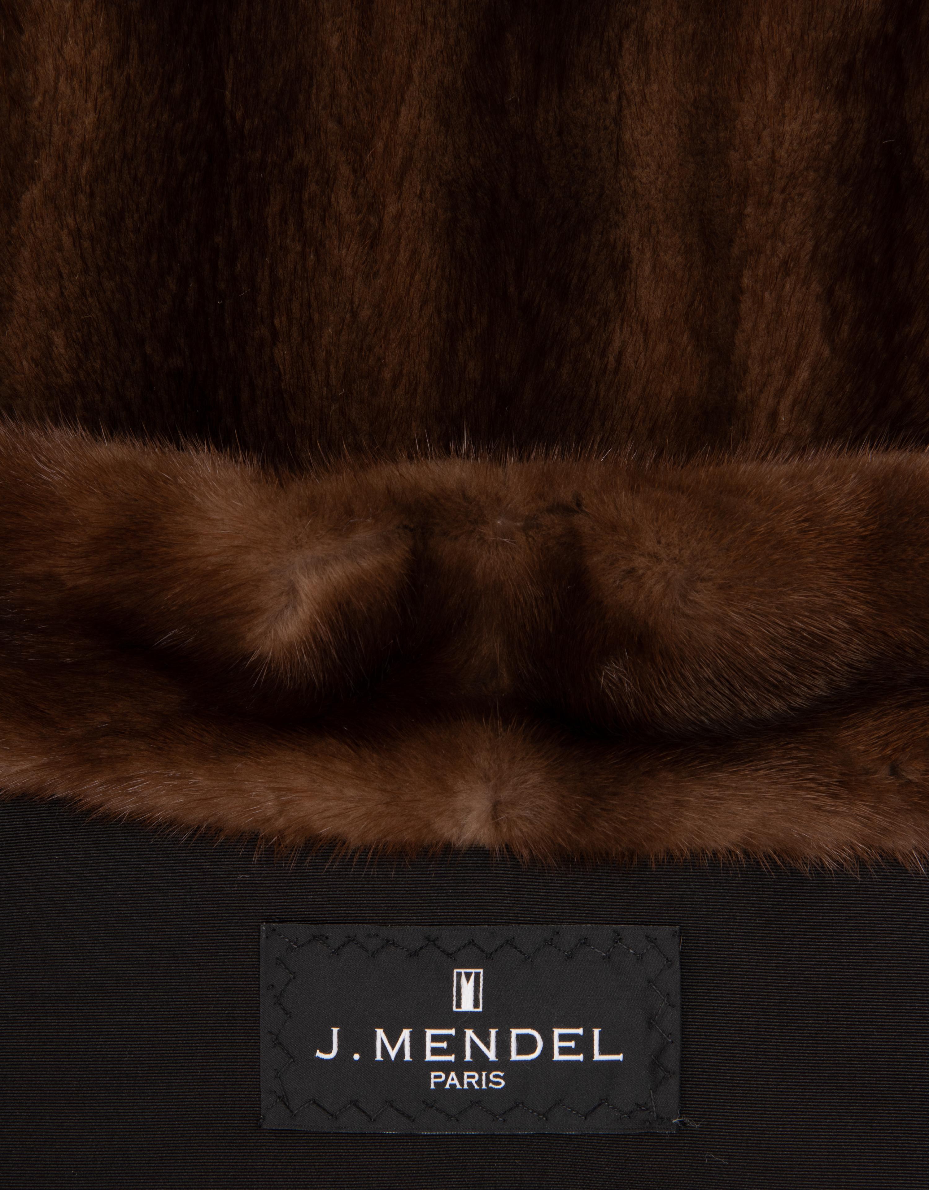 J. Mendel Natural Scan-Glow Mink Vest
