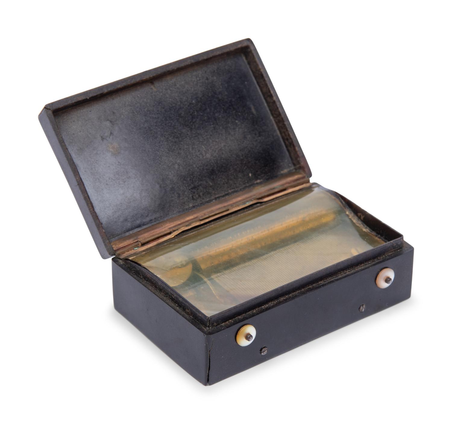 A Two Air Musical Snuff Box
