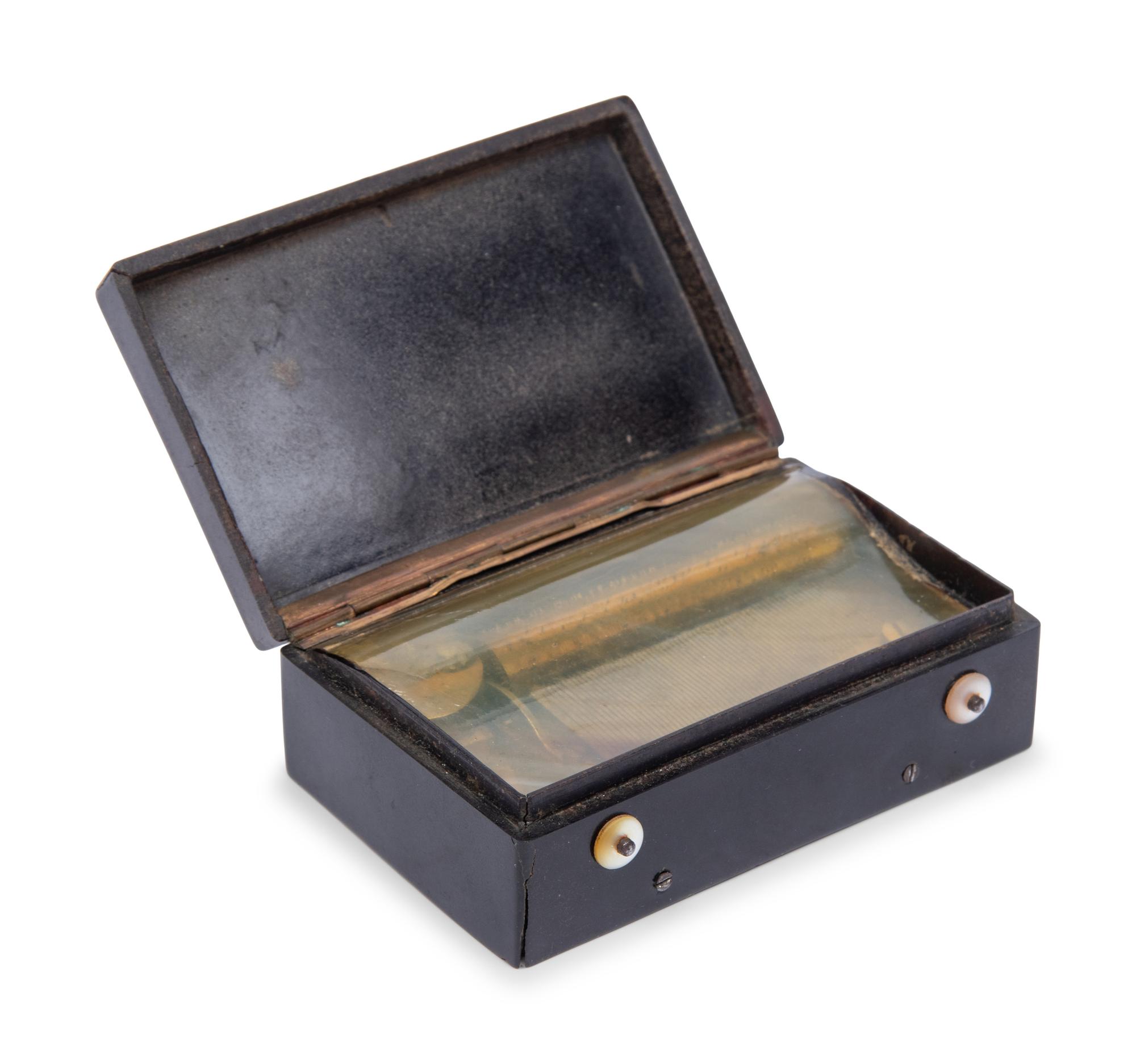 A Two Air Musical Snuff Box