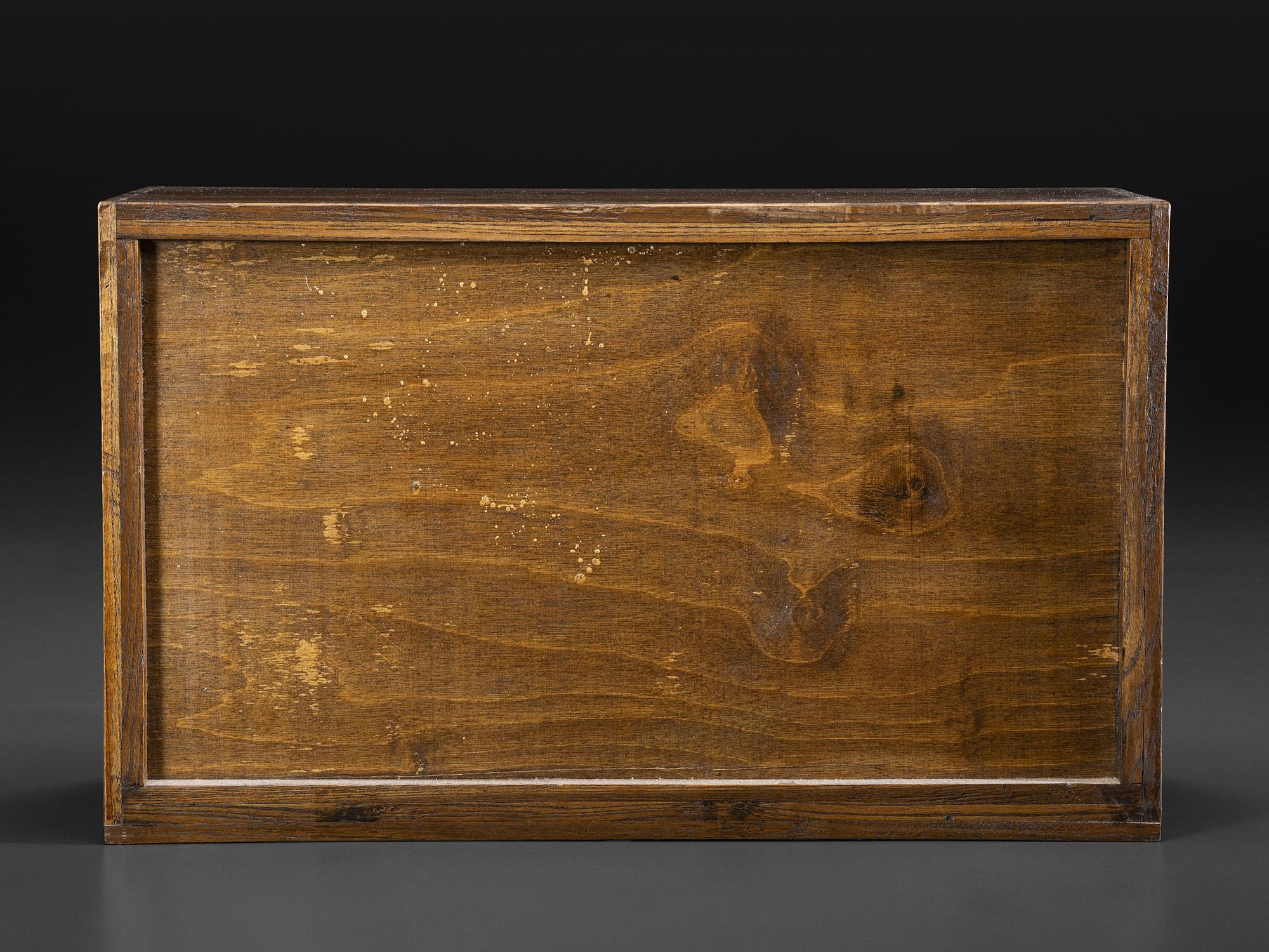 An Oak Watchmaker's Storage Chest