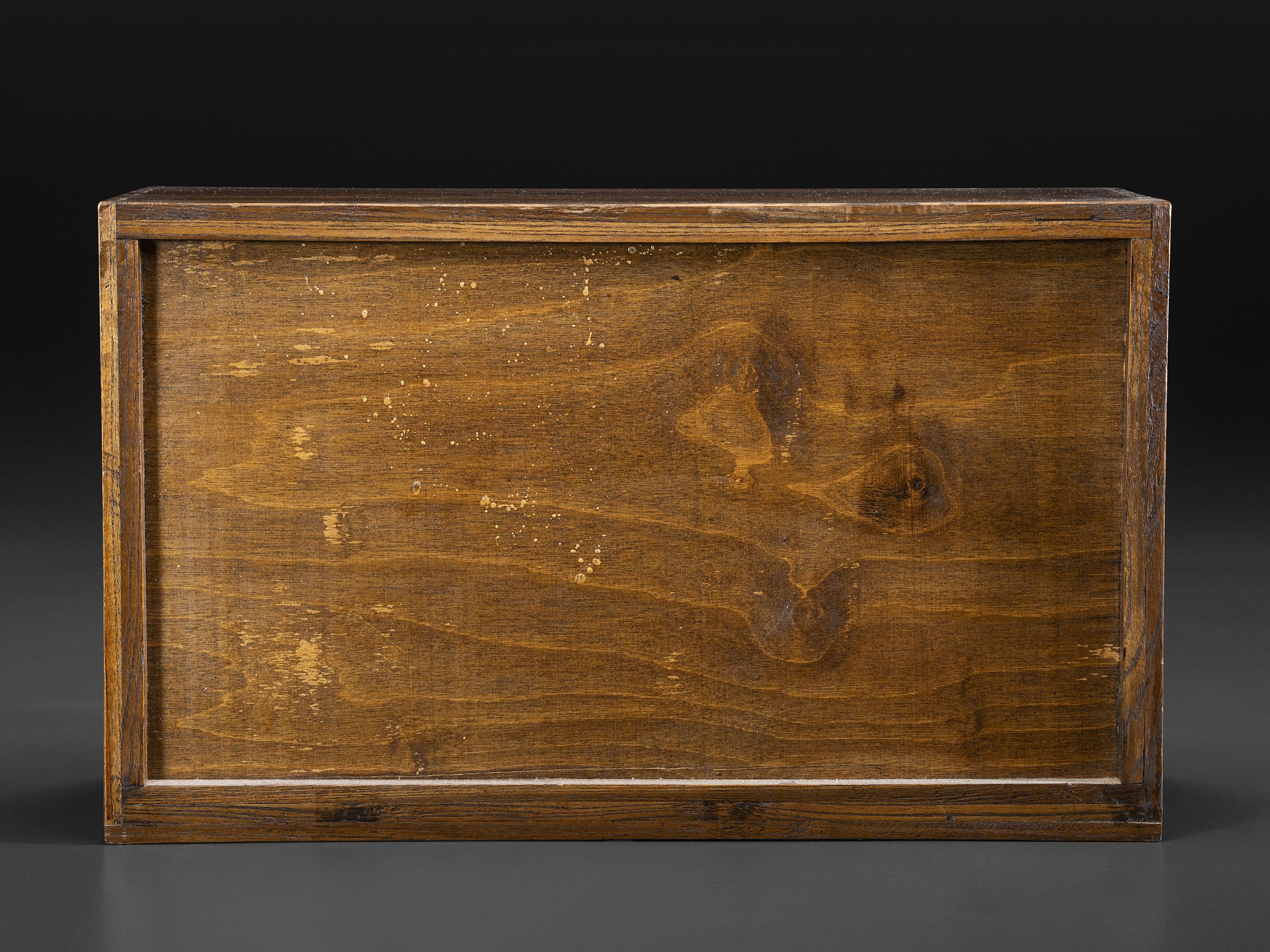 An Oak Watchmaker's Storage Chest