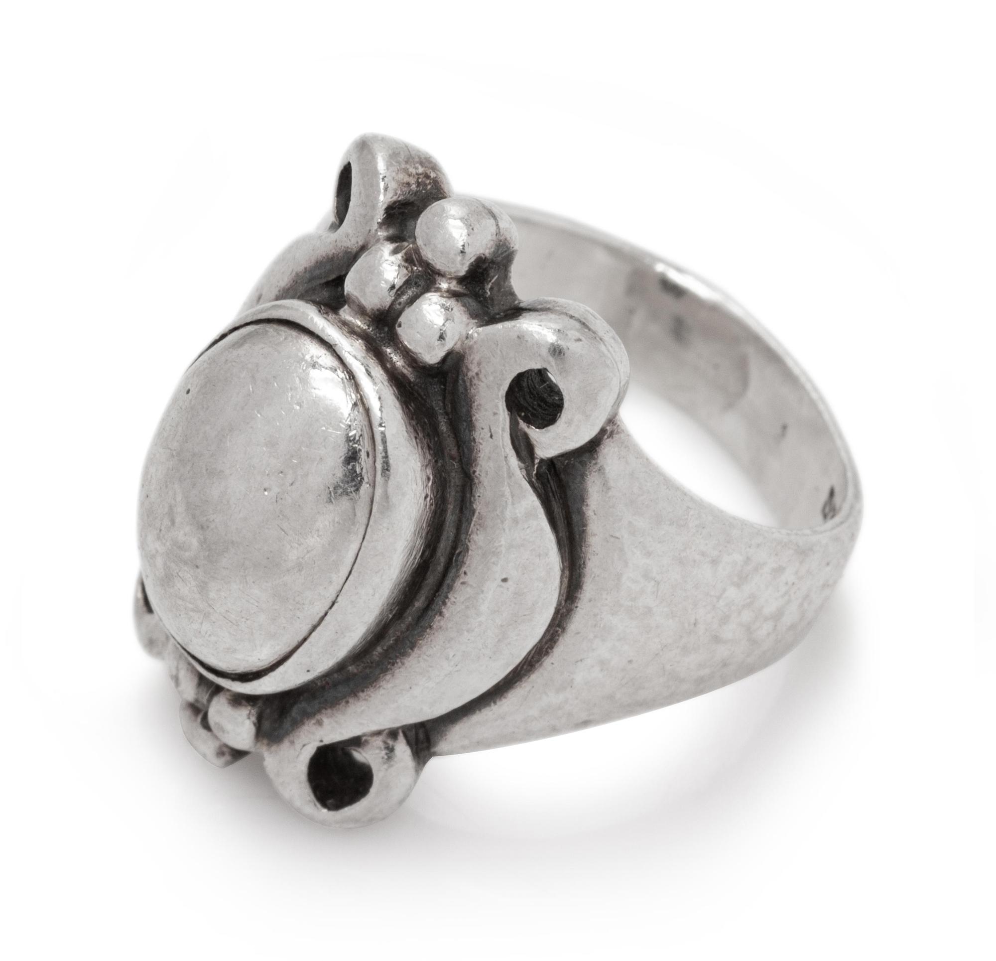 A Sterling Silver Ring, Kalo,