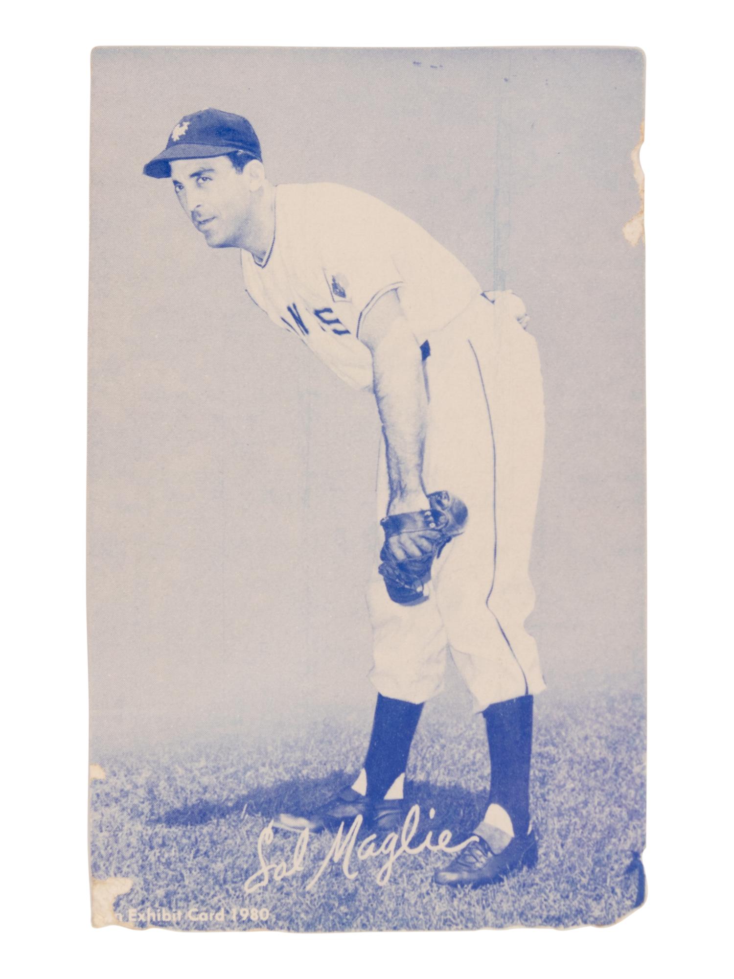 A Working 1940s Exhibit Co. Baseball Card Vending Machine,