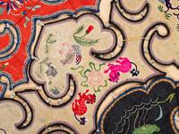 Four Chinese Embroidered Silk Ladies' Festival Collars