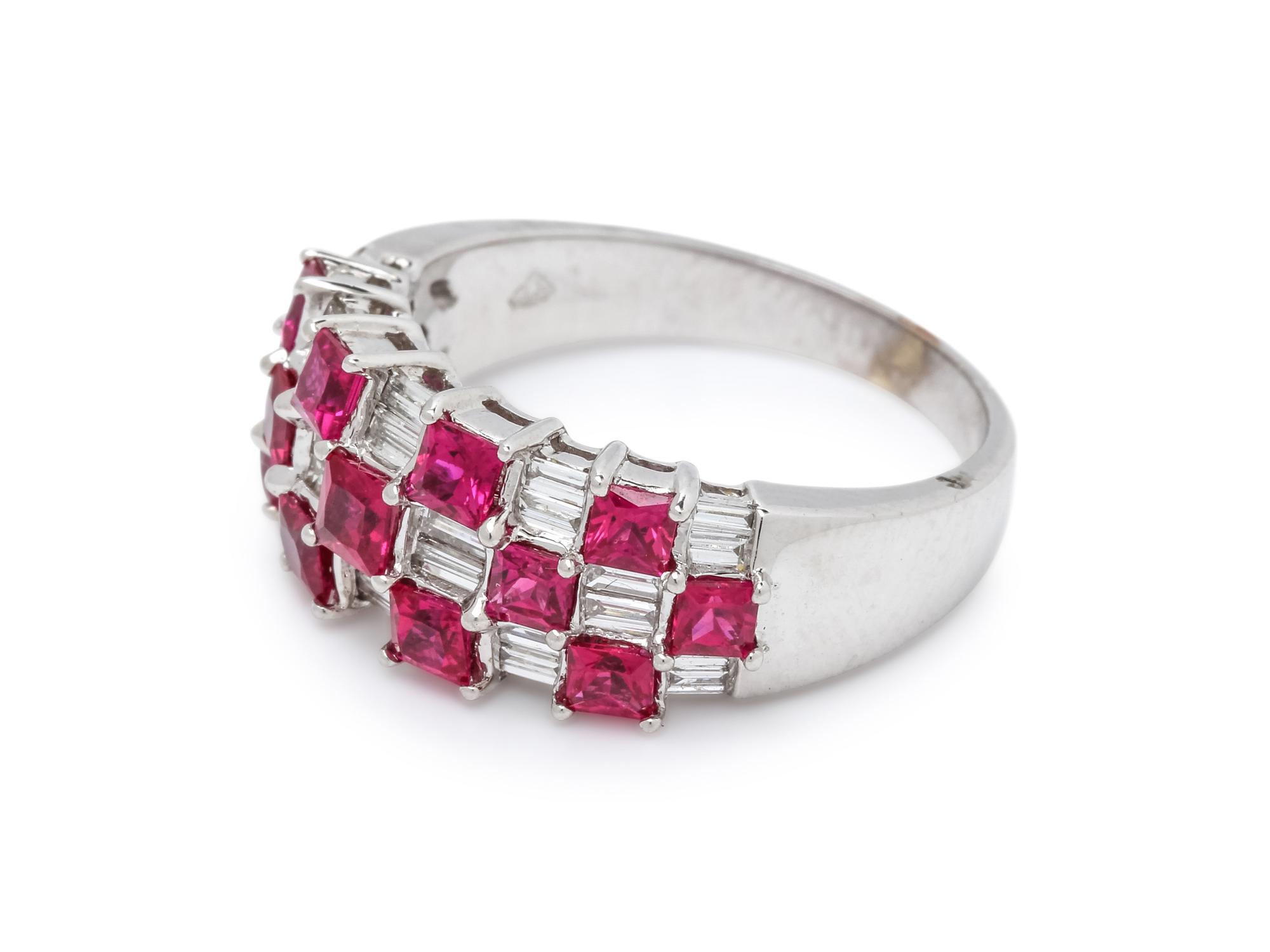 RUBY AND DIAMOND RING