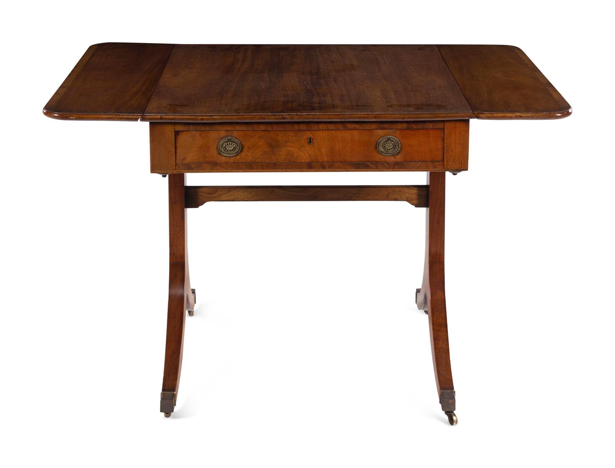 A Regency Style Mahogany Sofa Table