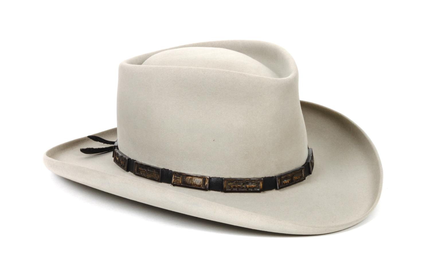 A Montecristi Fur Felt Hat Size 7.