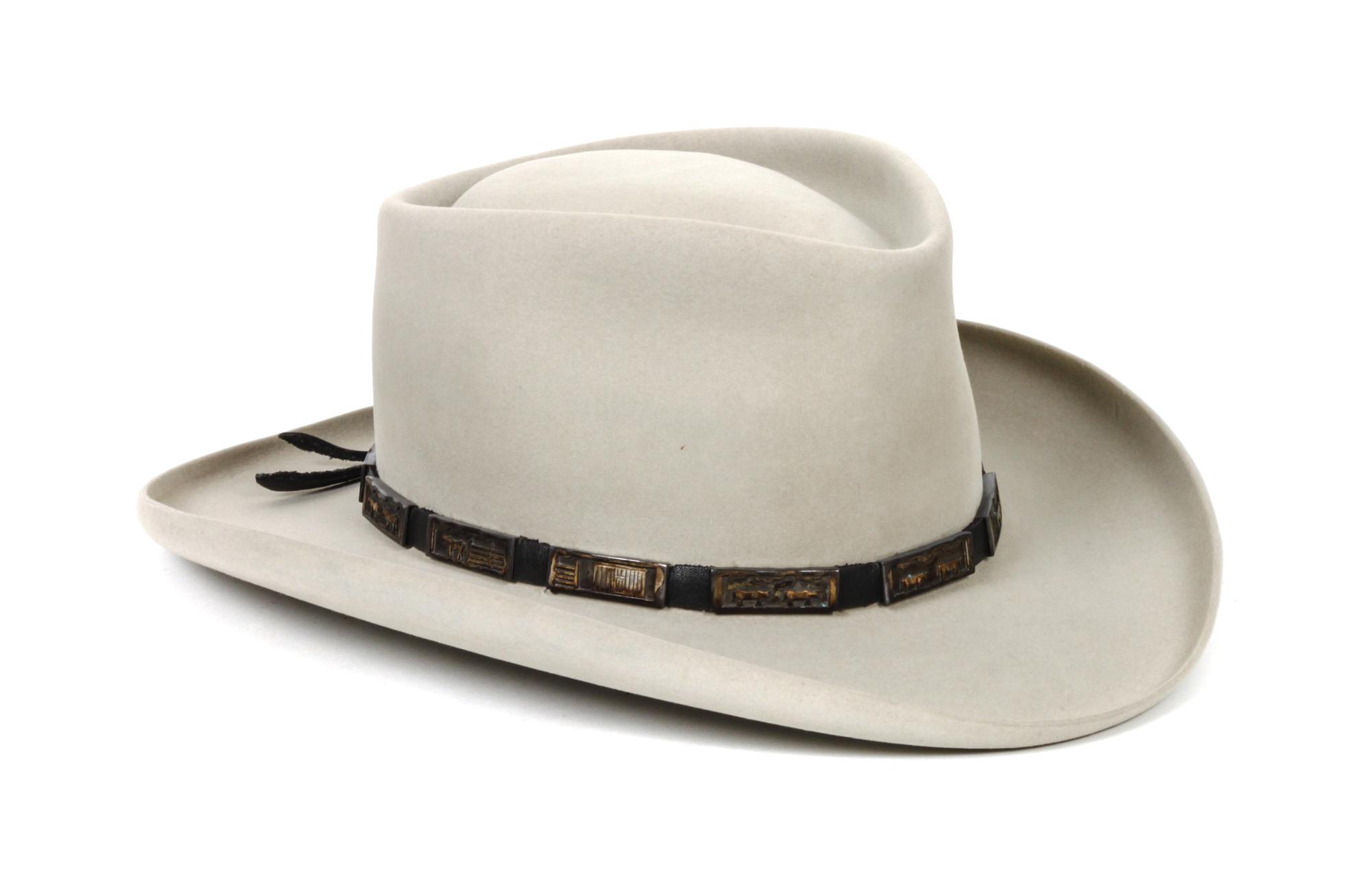 A Montecristi Fur Felt Hat Size 7.