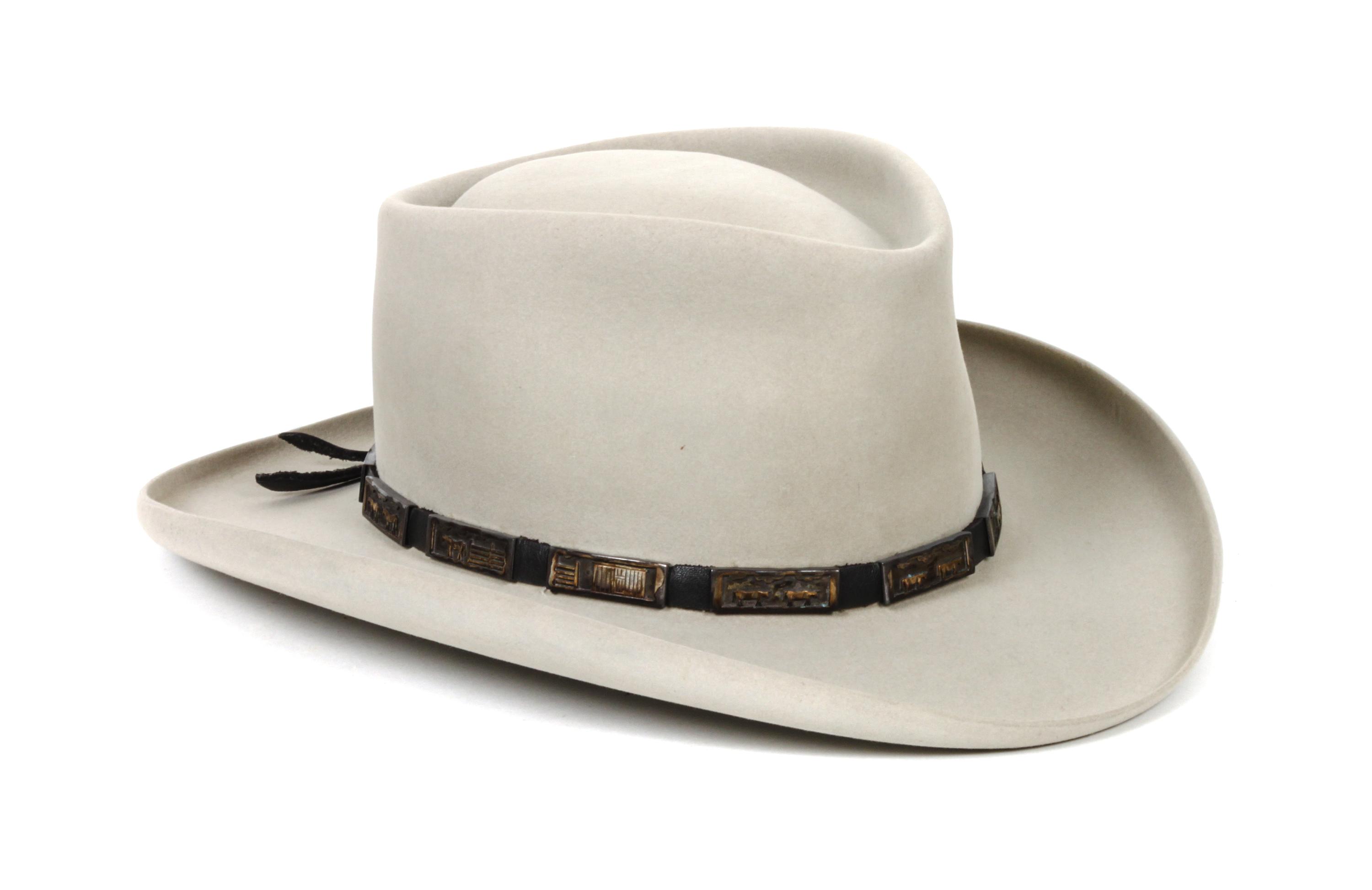 A Montecristi Fur Felt Hat Size 7.