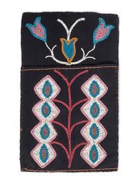 Sioux Beaded Stone Club, Quilled Pipe Tamper, and Prairie Beadwork