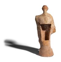 A Greek Terracotta Male Figure