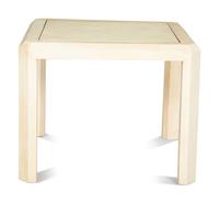 A Five-Piece Group of White Lacquered Furniture