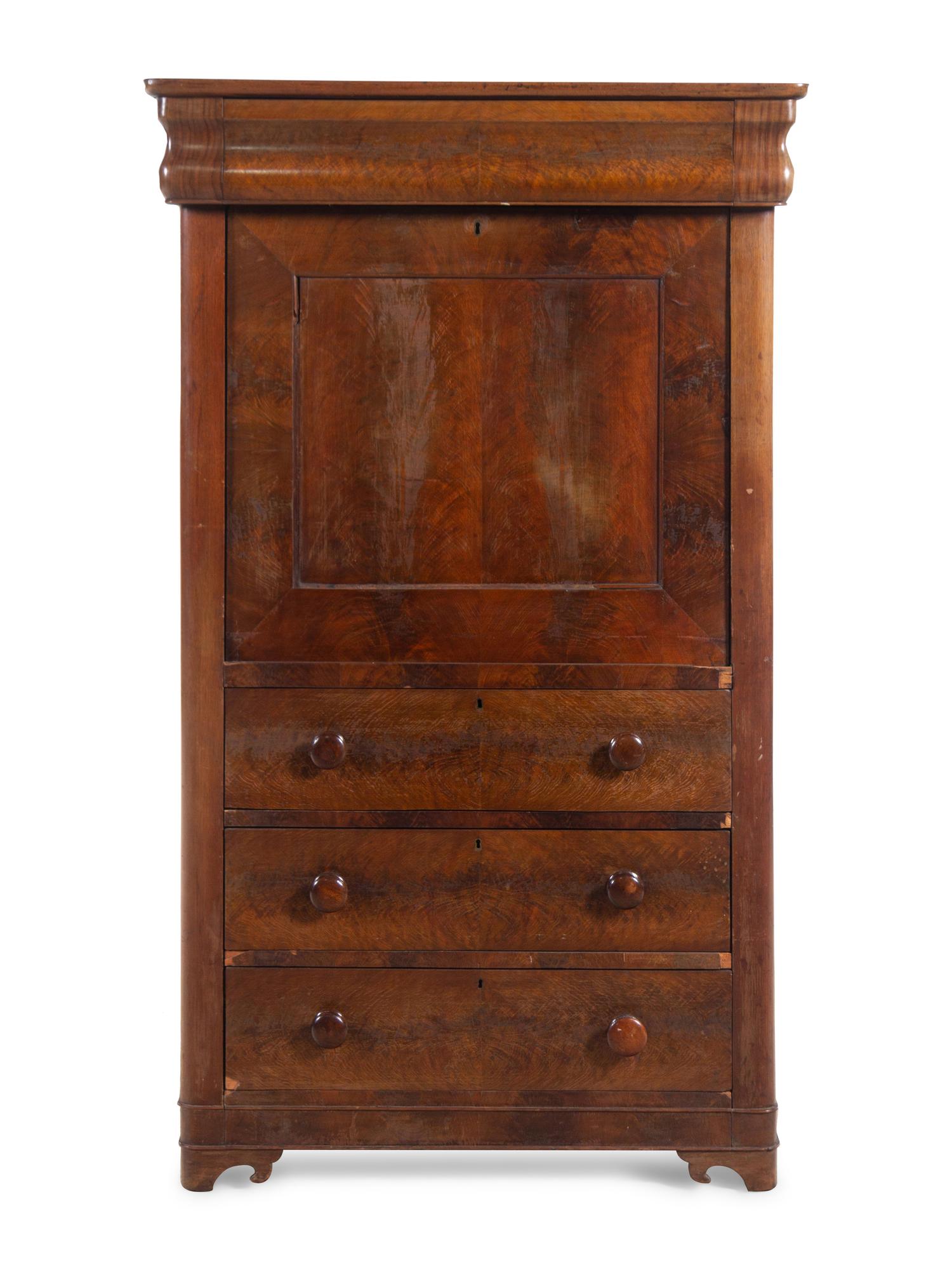 A Classical Mahogany Fall-Front Secretary