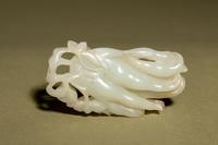 A White Jade Carving of a Finger Citron