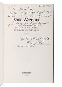 MILITARY PHILOSOPHY A group of 6 FIRST EDITIONS INSCRIBED TO SECRETARY ALBRIGHT: