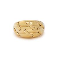 TIFFANY & CO., YELLOW GOLD STITCH RING