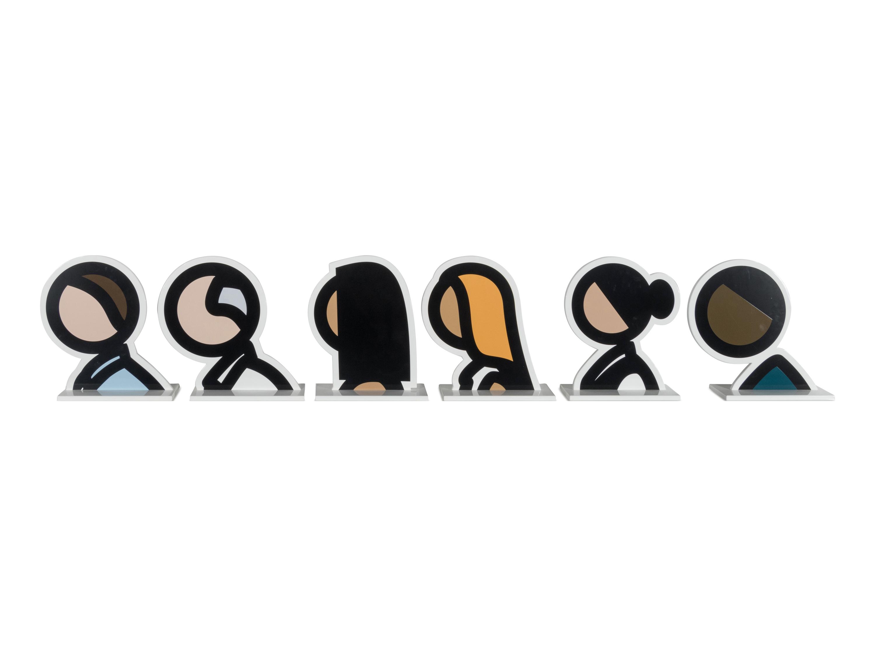 Heads (the complete set of six), 2017