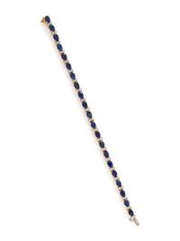 SAPPHIRE AND DIAMOND BRACELET