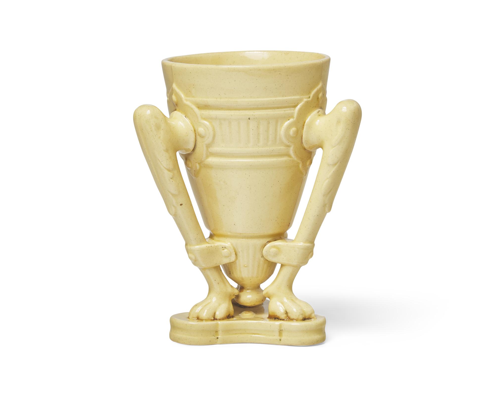 A Wedgwood Caneware Tripod Form Cup